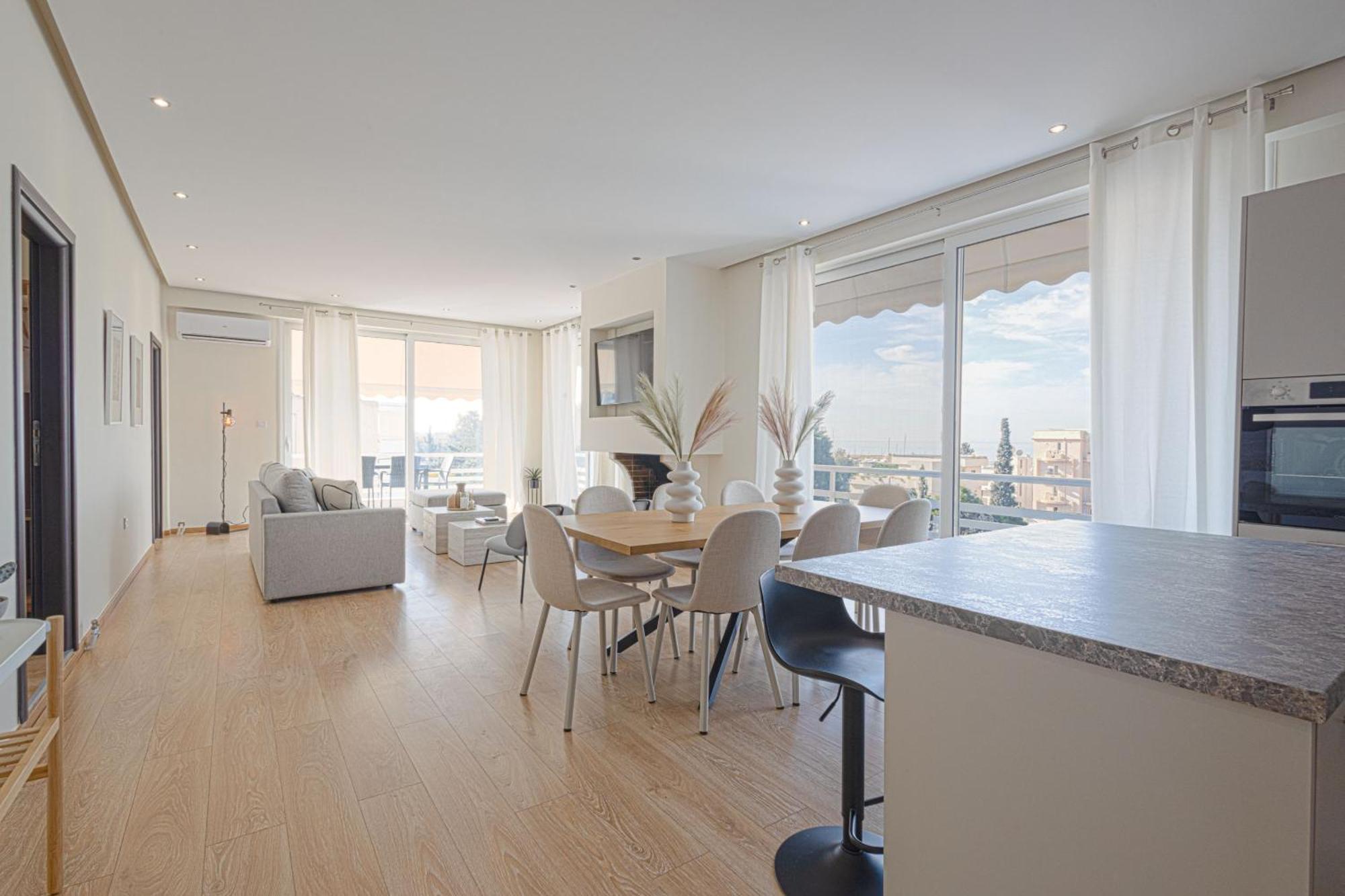 Luxurious 3-Bedroom Seaside Retreat Fully Renovated In 2025 Athens Ngoại thất bức ảnh